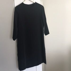 Zara Midi black dress perfect for work